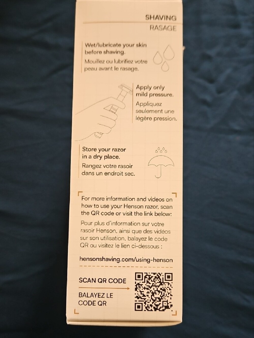 AL13 Double Edge Razor — Blue - Picture 2 of 4